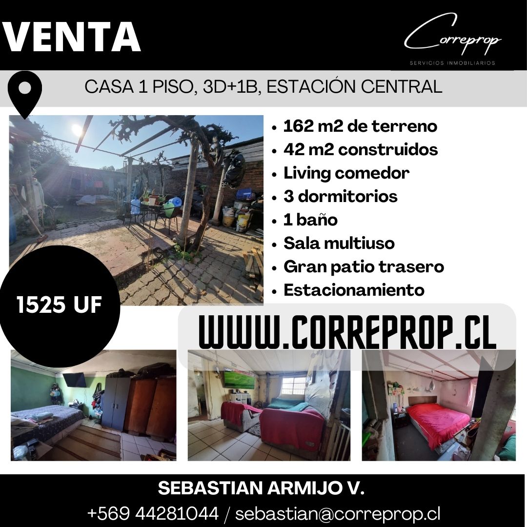 C00424 Casa 3D+1B, Estación Central